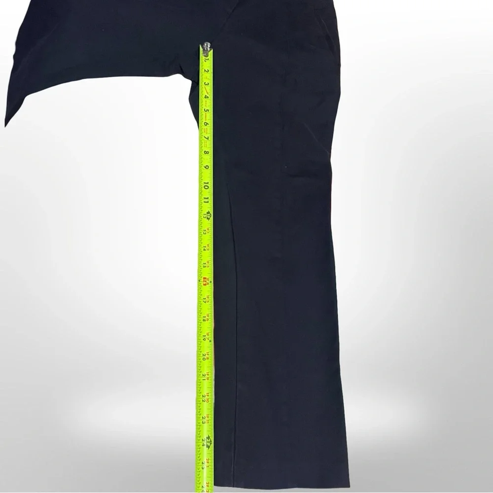 Tory Burch Capri Pants black straight‎ leg cropped size 10